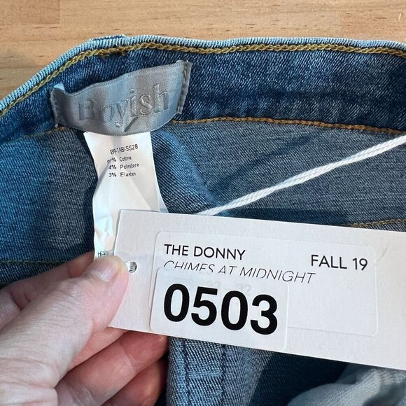 Boyish THE DONNY Slim Stretch Skinny Jean Sz 26 in CHIMES AT MIDNIGHT - Picture 7 of 12